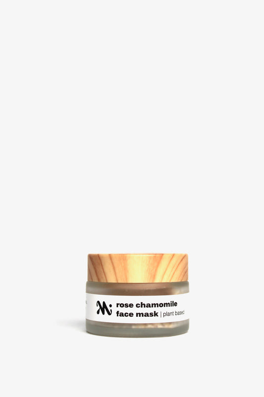 rose chamomile face mask